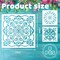 8-Piece Reusable Mandala Stencil Set (5 x 5 Inch) – Templates for Painting on Fabric, Wood, Wall, Tile, Furniture, DIY Art & Scrapbook Crafts